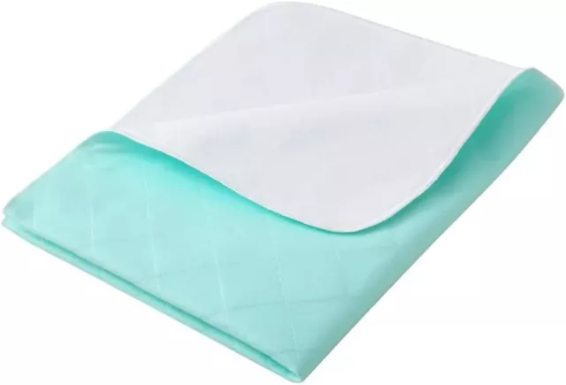 Washable Incontinence Bed Pad Reusable Waterproof Hypoallergenic Cover Absorbent