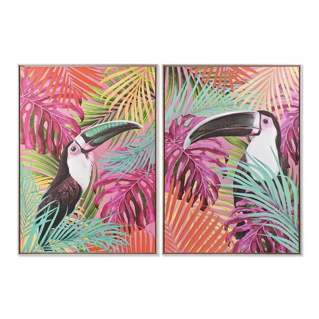 Cadre DKD Home Decor Tropical [103,5 x 4,5 x 144 cm] [2 Unités]