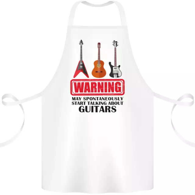 May Start Talking About Guitars Guitarist Cotton Apron 100% Organic