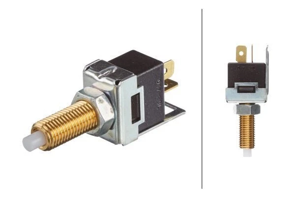 HELLA Interrupteur Feux Stop 12V 2 Pôles - Fiable Et Robuste Pour Voiture, Ouverture 14 Mm