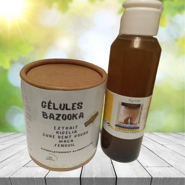Kit Bazooka - Huiles Et Gélules à Base De Plantes Pour énergie Et Endurance