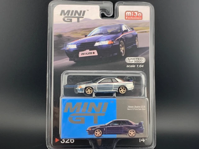 MINI GT NISSAN Skyline GT-R R32 Nismo S-Tune Blue MGT00326 1/64 CHASE £ ...
