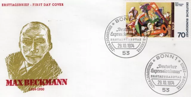 BRD, FDC, MiNr. 822-823, Deutscher Expressionismus, Gemälde, siehe Scan.
