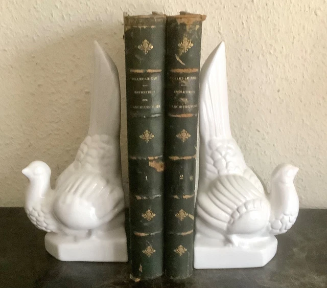 France, Années 1930/1940, Paire De Serre-livres En Fonte d'Art Sur Ma