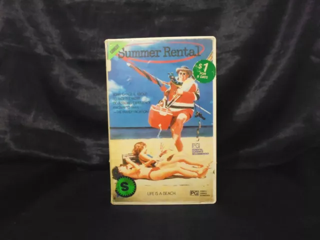 Summer Rental 1985 - Ex Rental Vhs - John Candy  Richard Crenna - Good Cond