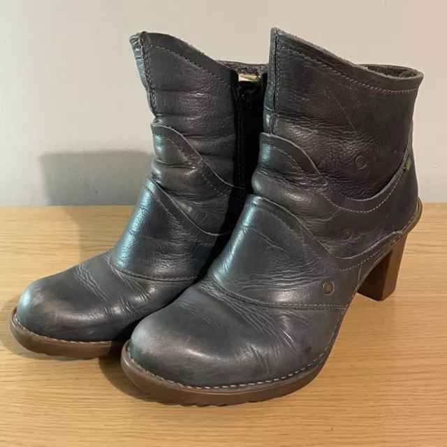 El Naturalista Leather Ankle Boots size 38 UK 5