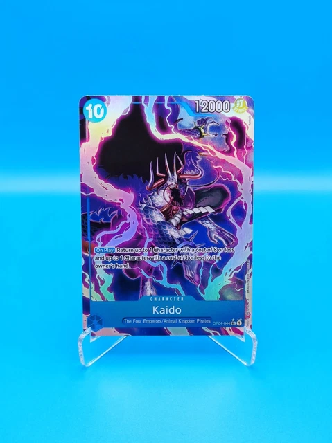 Kaido SR OP04-044 SP - ONE PIECE Card Game (Japanese), Near Mint, Holo Full Art Legends Awakened Trading Card Games Kaido SR OP04-044 SP - ONE PIECE Card Game (Japanese), Near Mint, Holo Full Art Legends Awakened Trading Card Games