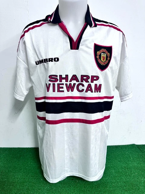 Camiseta Retro Manchester United 93/95 - Visita - Manga Larga – Tu