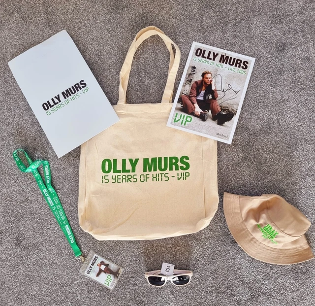 Olly Murs 15 Years of Hits Live Tour Concert Bag