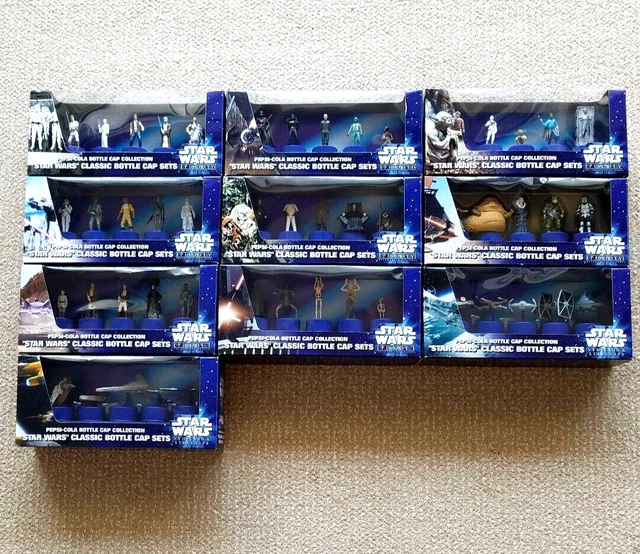 STAR WARS PEPSI-COLA Classic Bottle Cap Sets Collection 1-10