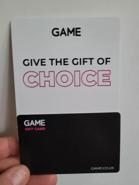 Game uk shop gift card