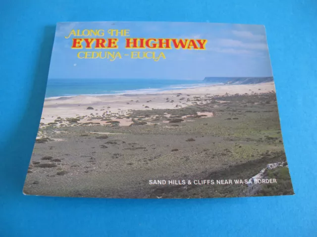 Along the Eyre Highway Ceduna Eucla Nullabor Souvenir Foldout Views Postcard