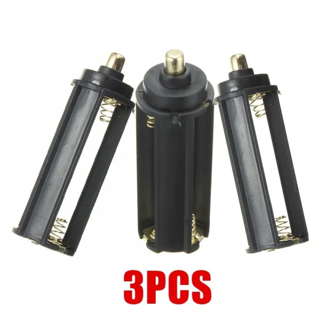 3Pcs Battery Holders 65 * 21mm Accessories Black Box Portable Pratical
