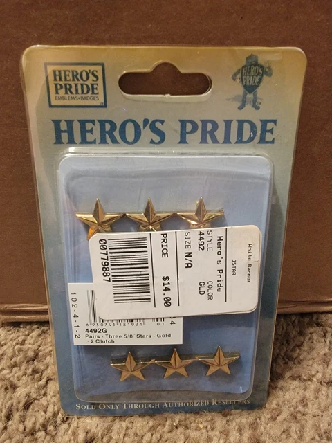 3 Star General Pin
