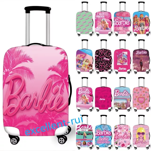 18''-32'' Barbie the Movie Travel Luggage Cover Protector Elastic Suitcase Gifts