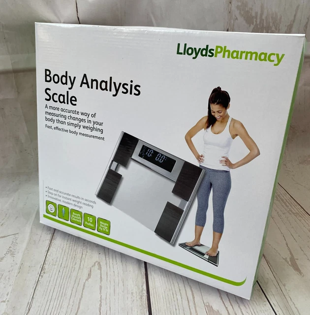 *NEW* LLOYDS PHARMACY body analysis scale Model LBAS1 Weight, BMI, Body