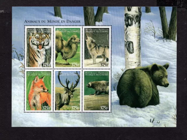 Comoros 1999 mini sheet of stamps Mi#1648-1653 MNH CV=15.6$