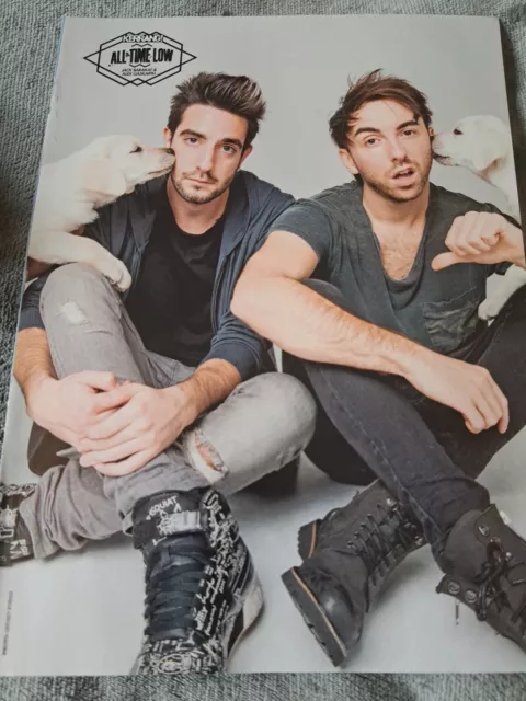 All Time Low / Electric Century ganzseitiges Magazin Poster / Foto