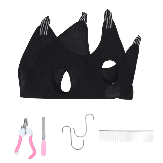 SANDWICH BREATHABLE MESH Cat Dog Hammock Bridegroom Pet Grooming Sling