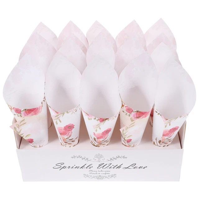 50 Coni Porta Petali Per Matrimonio A Tema Musicale - Cartoncino Kraft Con Spartiti | Fai Da Te - Foto 14