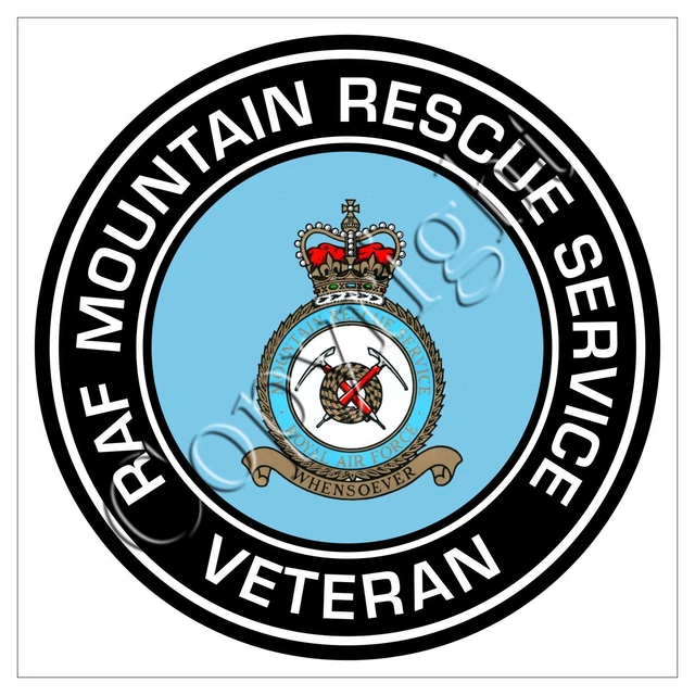RAF ROYAL AIR Force Mountain Rescue Service Classic Regimental Veterans