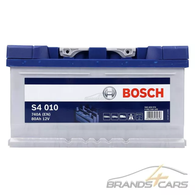 BOSCH AUTOBATTERIE 12V 80Ah STARTERBATTERIE 740A ERSETZT 74AH 75AH 77AH 79AH