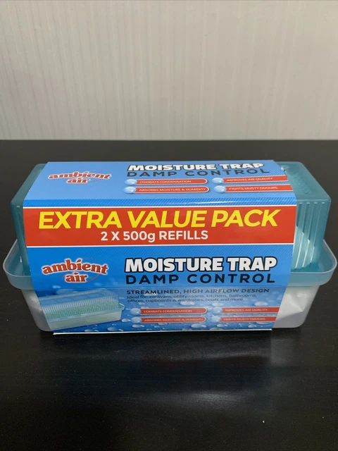 AMBIENT AIR MOISTURE Trap Damp Control 2x 500g Refills £4.99 - PicClick UK
