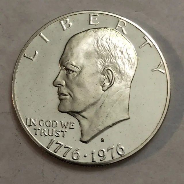 1776-1976S clad PROOF Eisenhower IKE dollar. (you get exact coin shown) #2