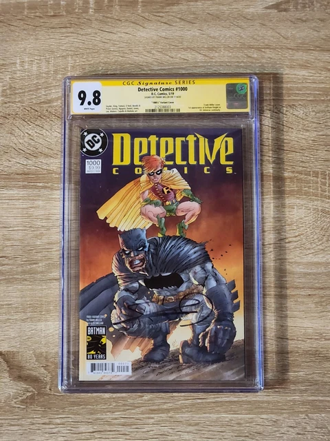 DETECTIVE COMICS #1000 Variant FRANK MILLER 1st Arkham Knight CGC SS 9.8 VHTF
