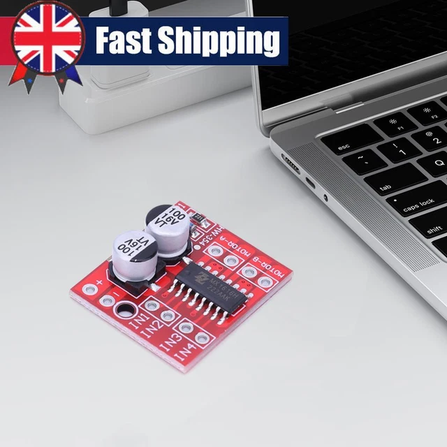 L298N DUAL DC Motor Module DC Motor Driver Module Dual H Bridge Mini ...