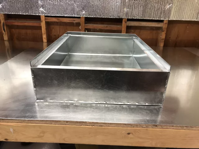 18 x 24.25 x 10 tall furnace stand return air box duct hvac