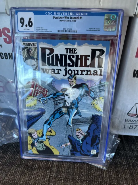 Punisher War Journal 1 CGC 9.6 1988 4331385006 Origin of the Punisher