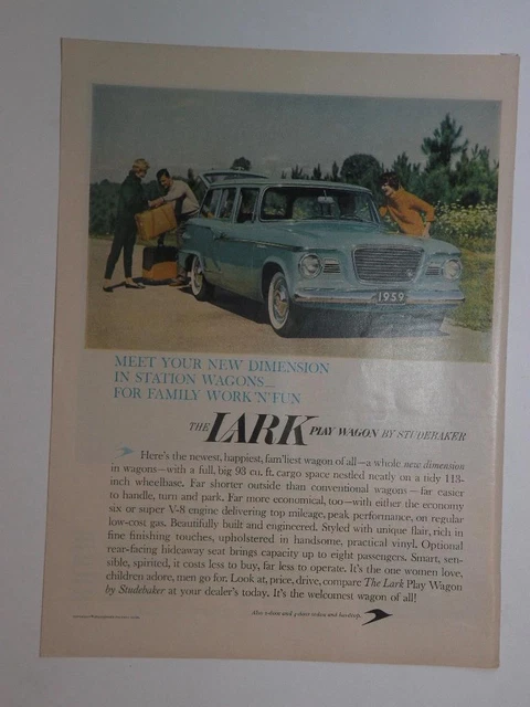 Magazine Ad* - 1959 - Studebaker Lark - (#1)