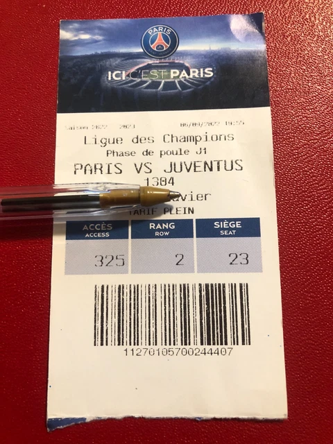 PSG PARIS SAINT GERMAIN LOT 3 TICKETS COLLECTION LYON OL OGC NICE