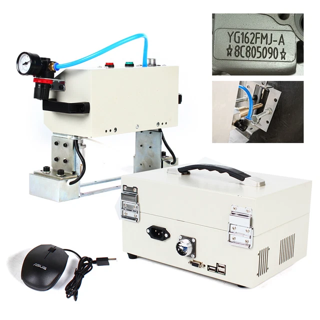 HIGH EFFECTIVE PNEUMATIC DOT PEEN MARKER TOOL FOR METAL PARTS 140*40mm HOT