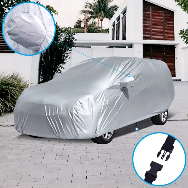 Medium Full SUV Car Cover Waterproof Indoor Outdoor Dust UV Resistant Protection