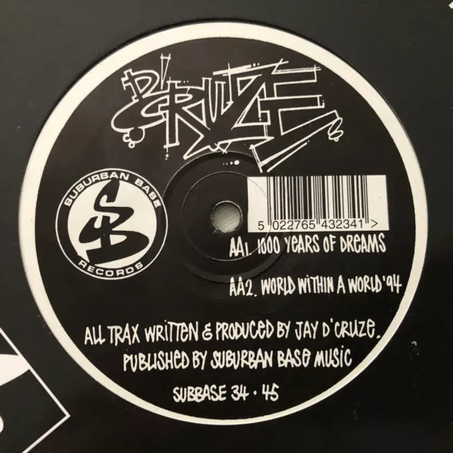 D'Cruze - Watch Out (12"") - Suburban Base Records - SUBBASE 34 - [Dschungel Vinyl] 3