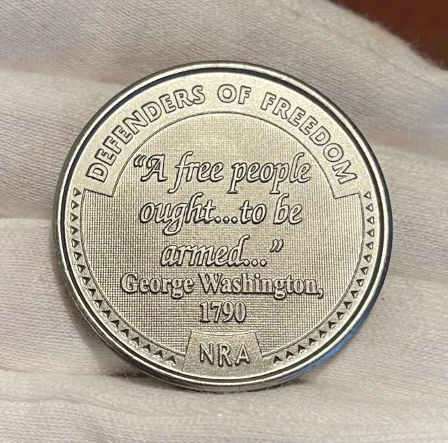 National Rifle Association "Defenders of Freedom" George Washington Coin Medal