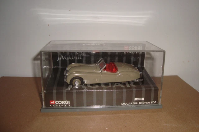 Jaguar Xk 120 Open Top Beige  Kaki   Corgi 1:43  2902