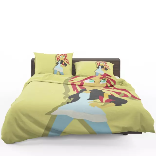 Sunset Shimmer My Little Pony Friendship Is Magic Quilt Duvet Cover Set Queen