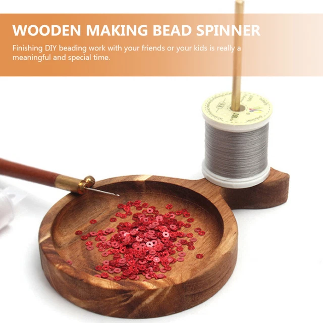 Bequem Manuelle Spool Halter Perlen Platte String Perlen Schnell Werkzeug 4