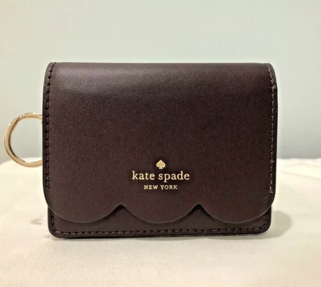 NEW KATE SPADE Piper Magnolia Street Chocolate Cherry Card ID