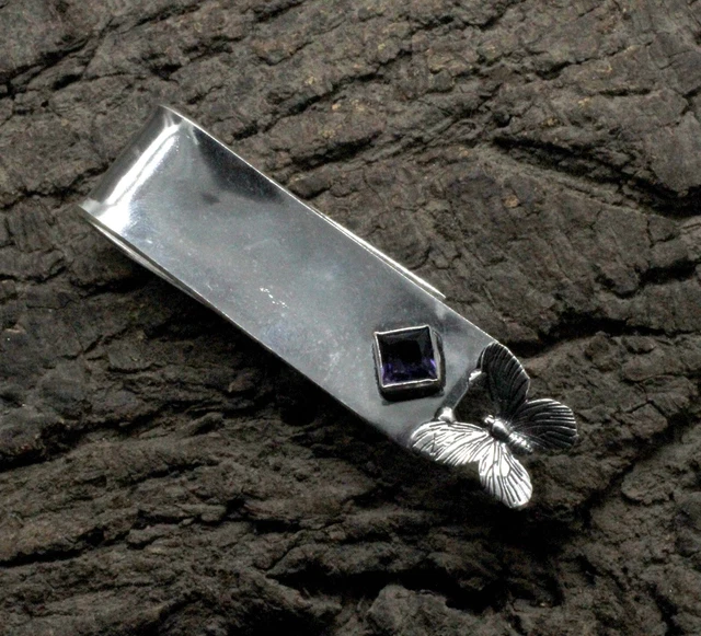 Withlovesilver Fermasoldi In Argento Sterling 925 – Clip Porta Banconote Classico, 12 Grammi, Confezione In Velluto