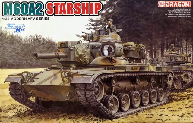 US Army M60A2 Starship M60 Tank U.S. Panzer 1:35 Model Kit Bausatz Dragon 3562