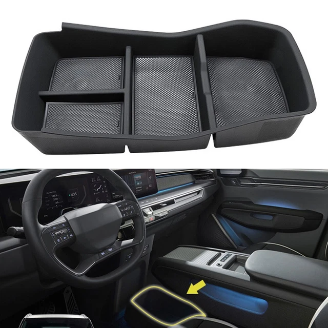For Kia EV9 Car Central Control Storage Box Armrest Organizer Phone Holder Tray