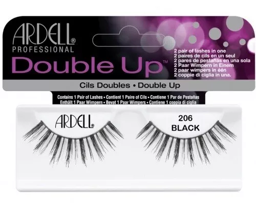 Ardell Double Up False Lashes #206 Black (4 Pack)