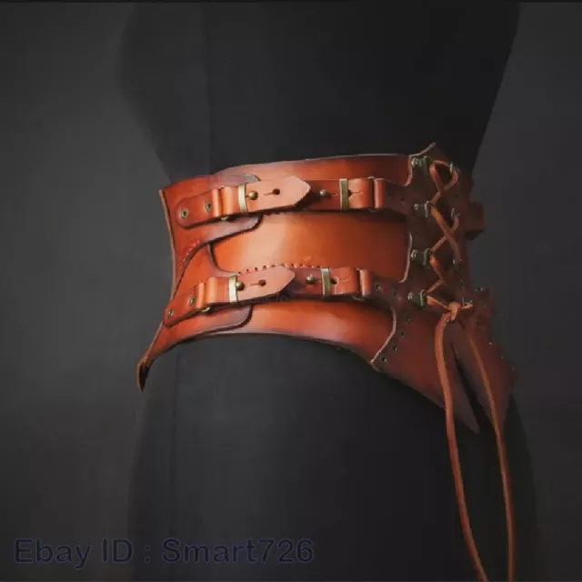 MENS WOMENS STEAMPUNK Style Lace Up Medieval COSPLAY Knight Belt ...