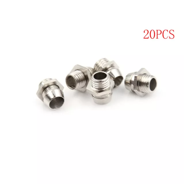 20pcs 3mm Round Chrome Metal LED Lamp Light Emitting Diode Bezel Holder Y#km