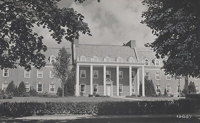 Original B W Photograph Of Beautiful Large Mansion   Trees