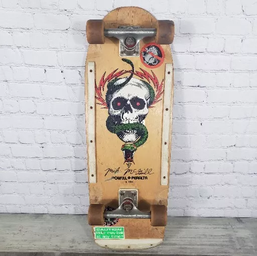 Powell Peralta OG Mike McGill Original 84 Skateboard Skull/Snake Deck 1st Gen